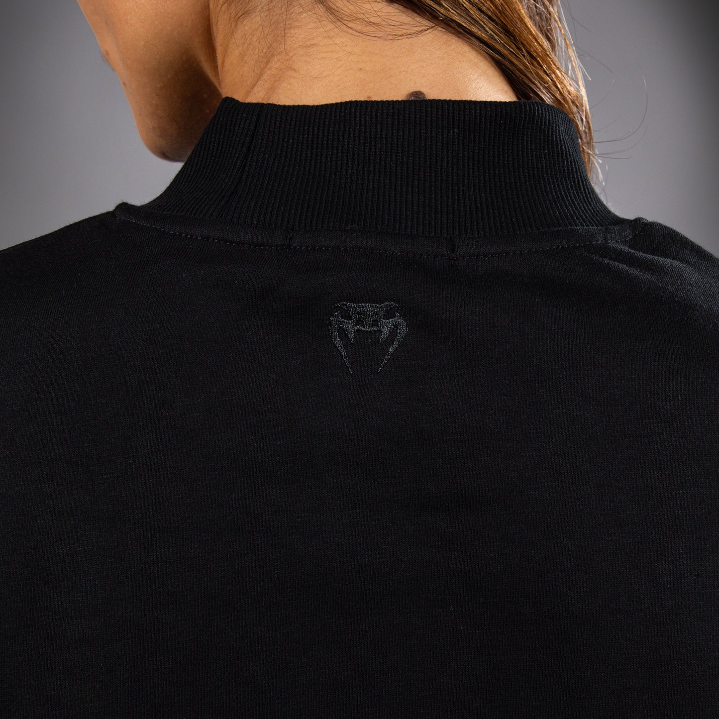 Venum Pulse Женская укороченная толстовка - Черный/Белый