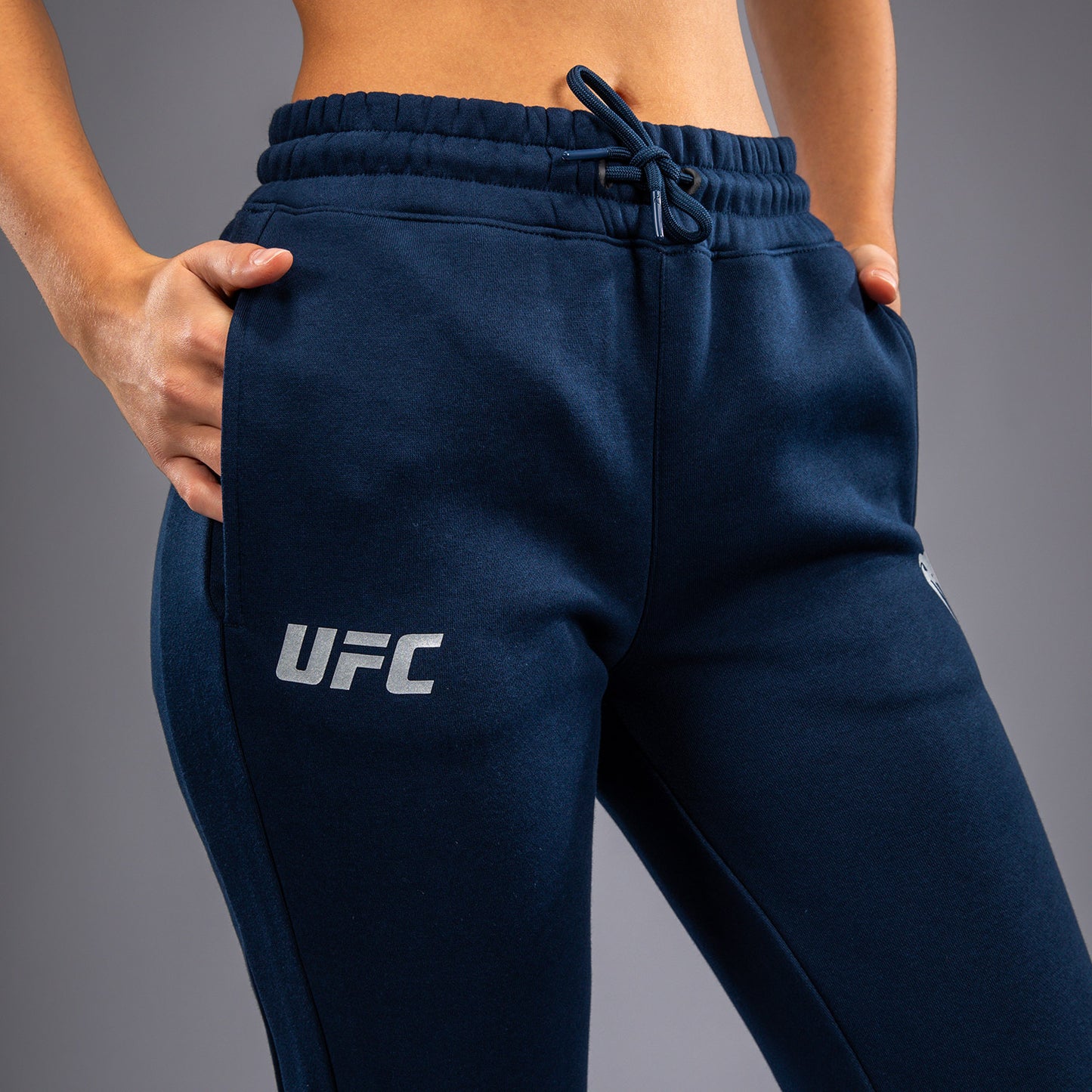 Штаны UFC Fusion by Venum Fight Week из хлопка для женщин - Solid Oceanic Blue