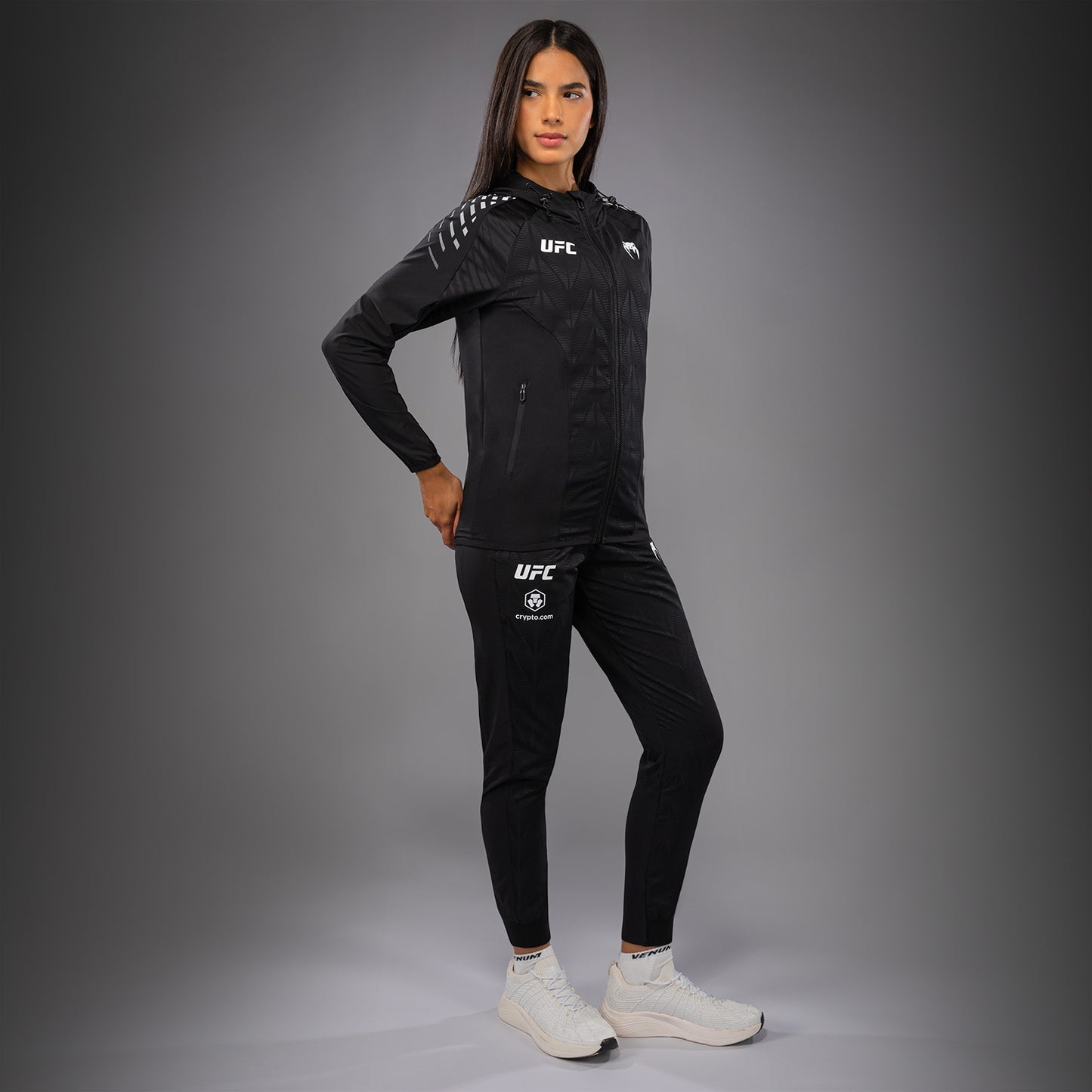 UFC Zenith by Venum Authentic Fight Night Толстовка Walkout Женская - Чёрный