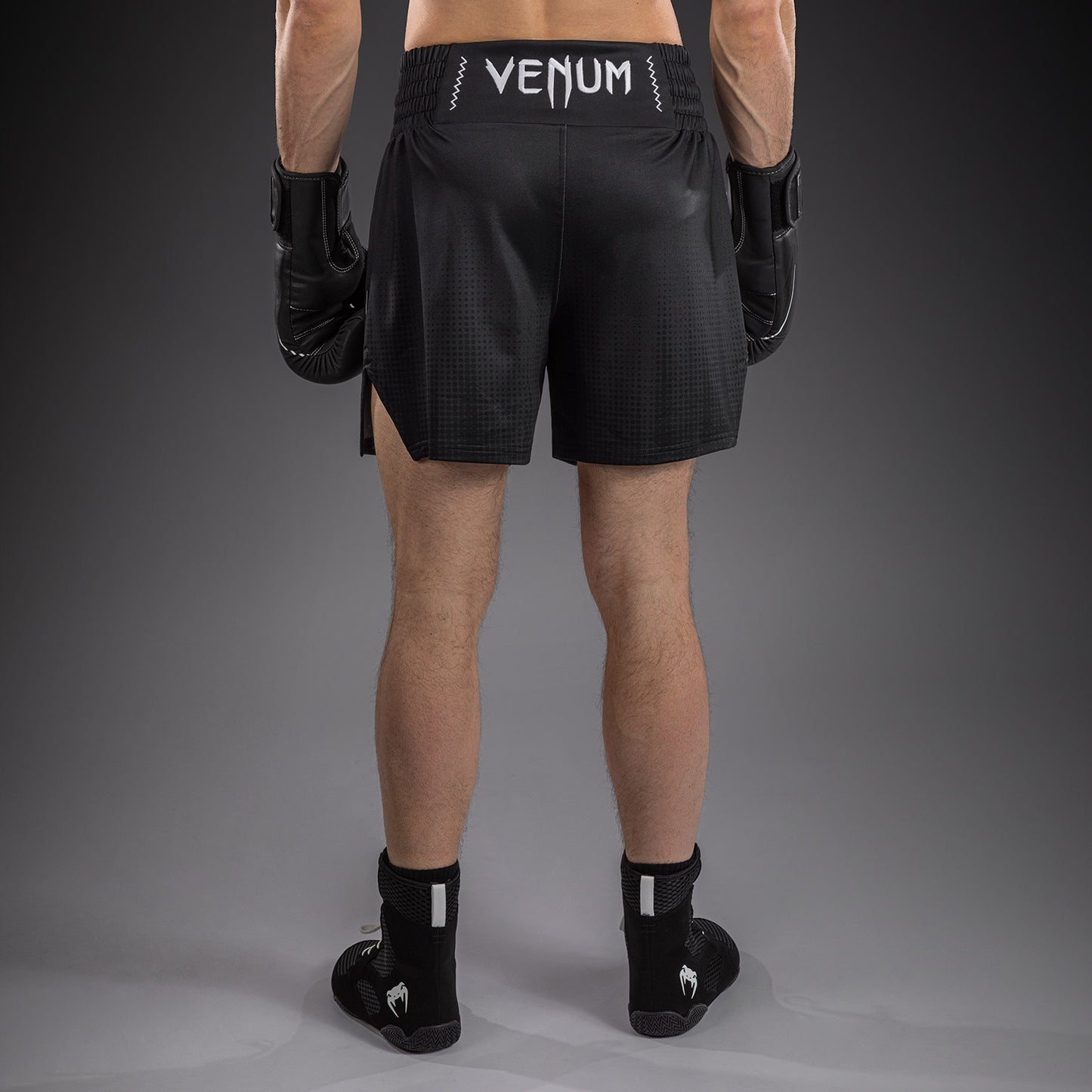 Боксерские шорты Venum Stealth – Чёрный/Белый