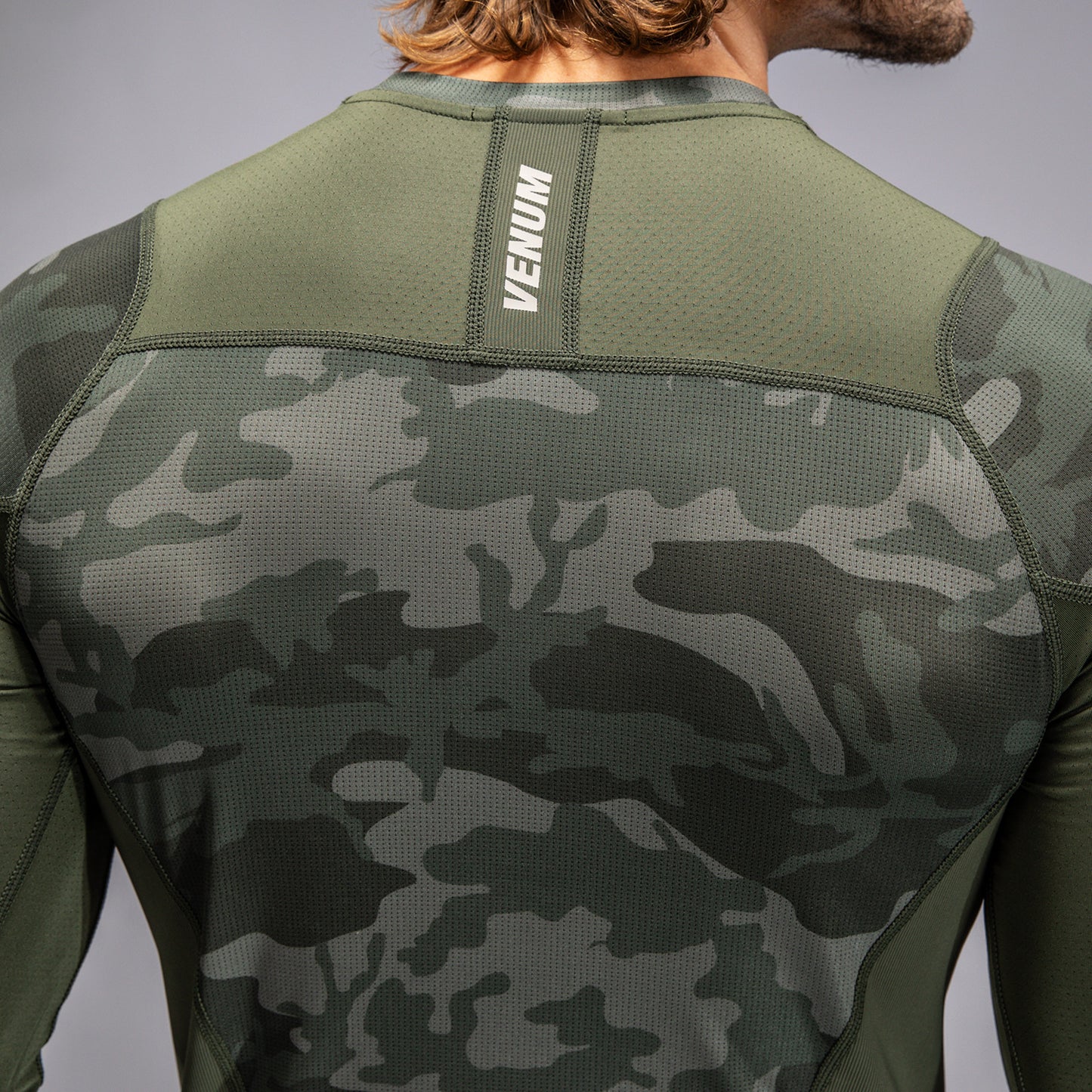 Длинный рукав Rashguard для мужчин Venum G-Fit Air - Военный камуфляж
