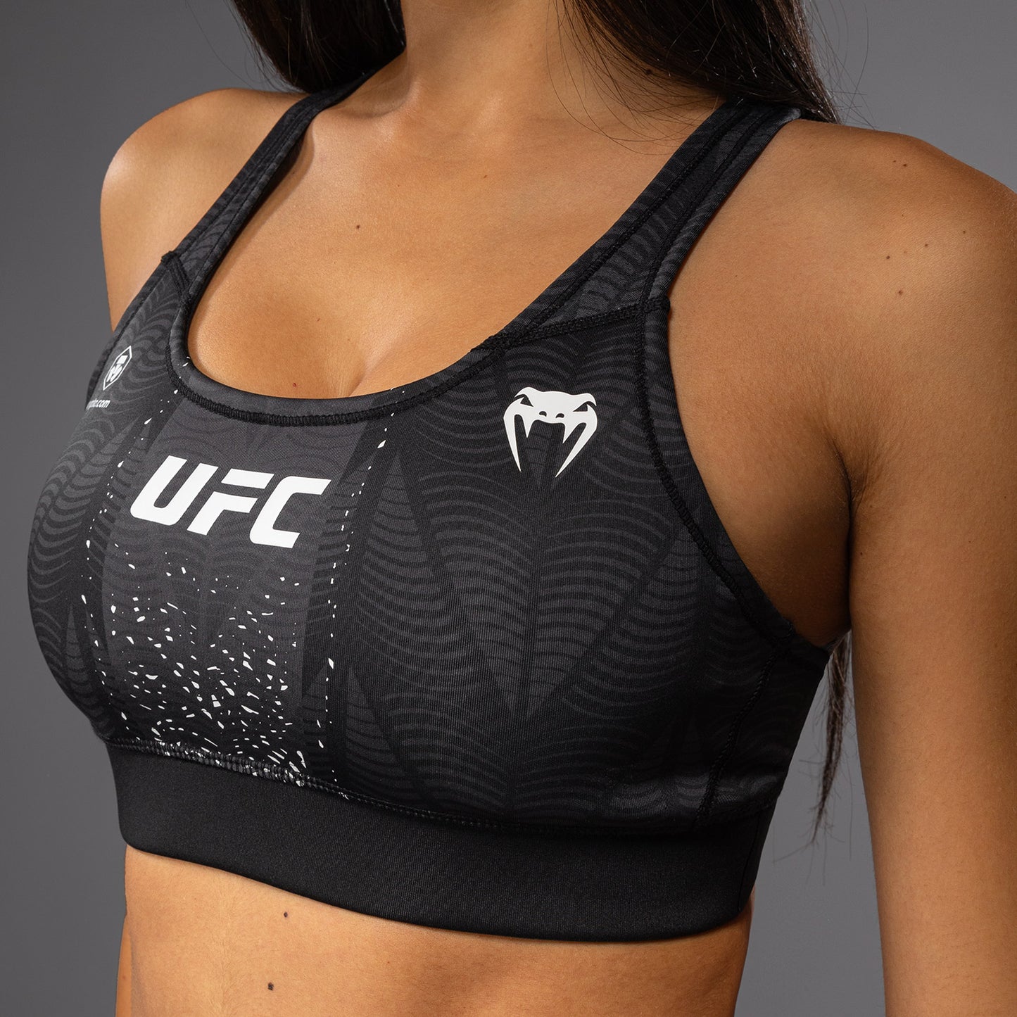 UFC Zenith by Venum Authentic Fight Night Спортивный бюстгальтер Женский - Чёрный