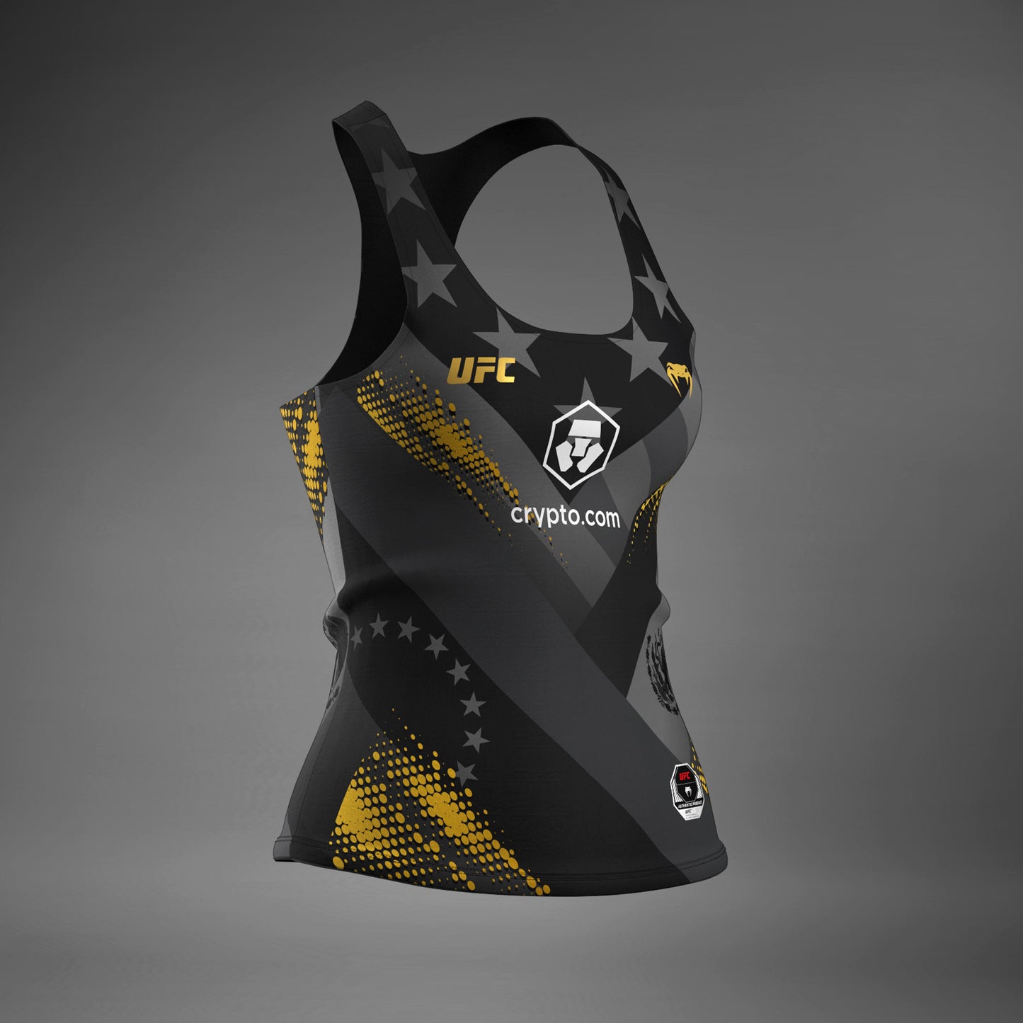 UFC Unrivaled by Venum Julianna Peña Женский спортивный длинный бюстгальтер - Черный