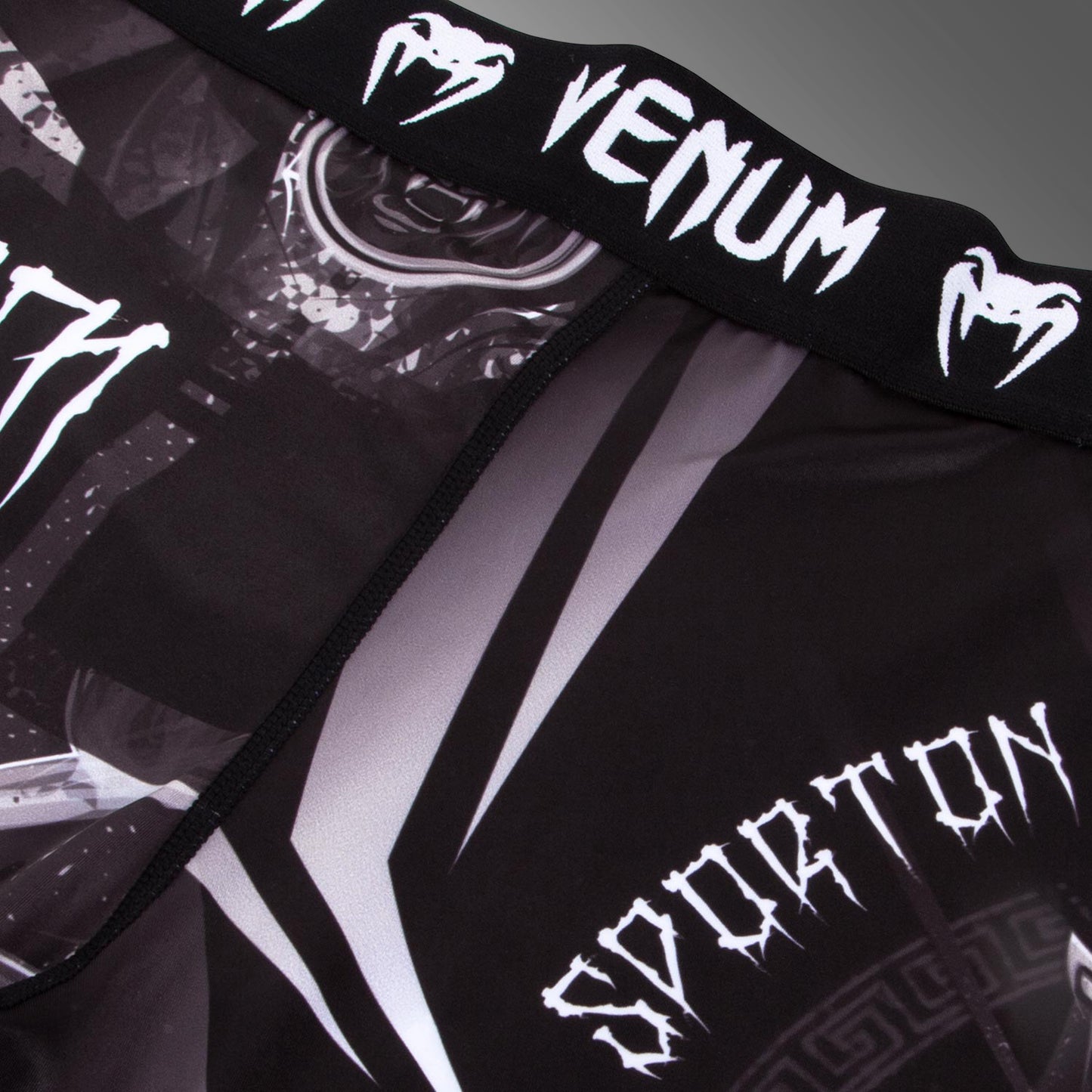 КОМПРЕССИОННЫЕ ШТАНЫ VENUM GLADIATOR 3.0 - ЧЕРНЫЙ/БЕЛЫЙ