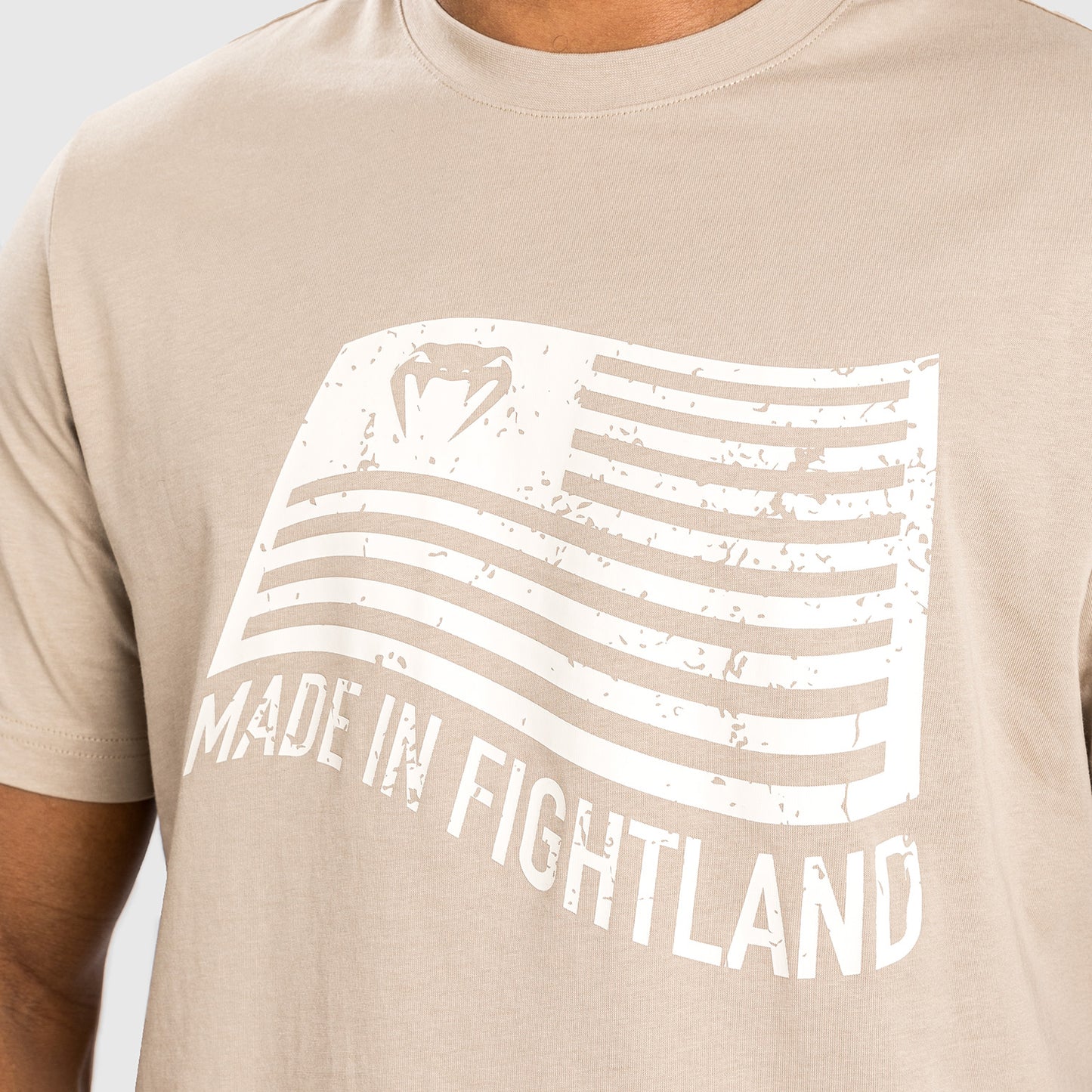 Футболка Venum Made in Fightland - песок