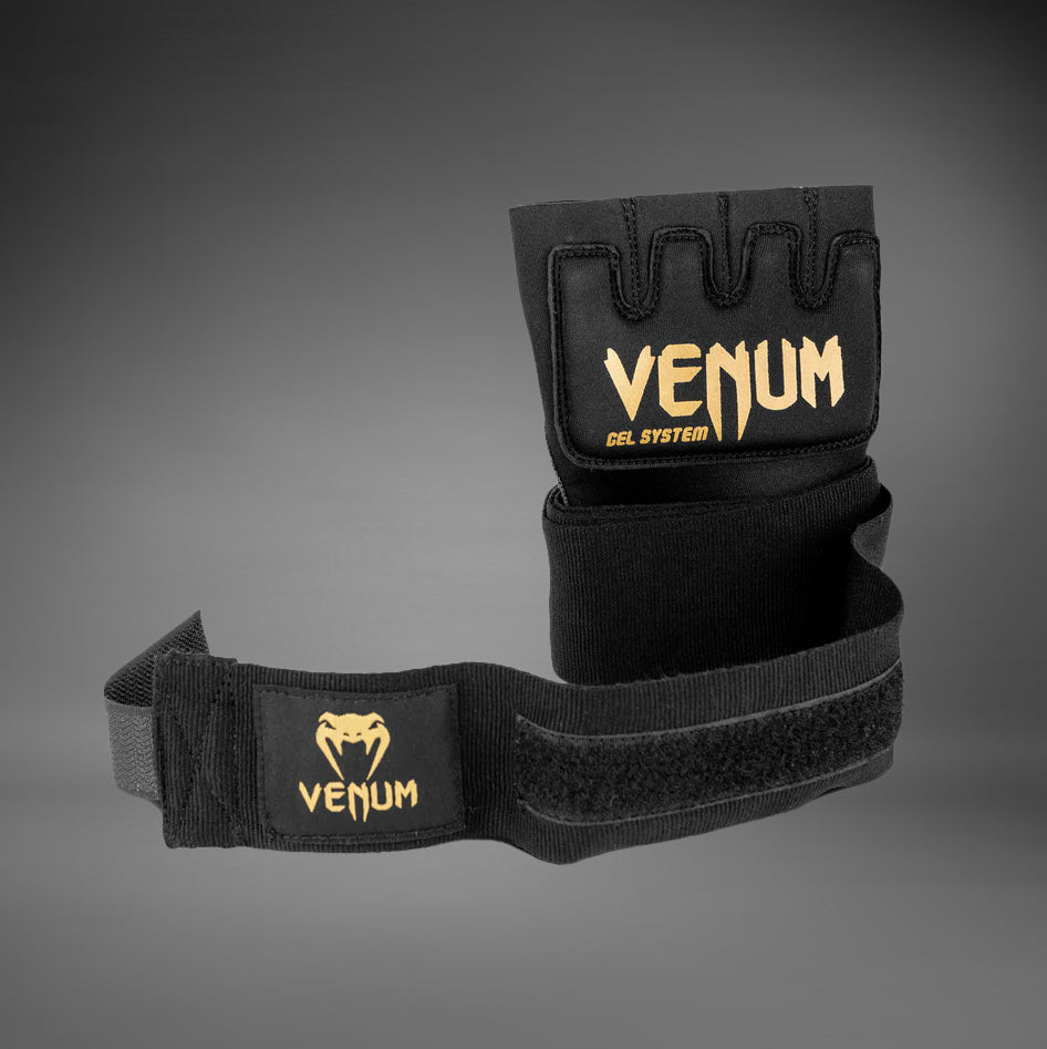 ГЕЛЕВЫЕ БИНТЫ чёрный/золотой VENUM KONTACT