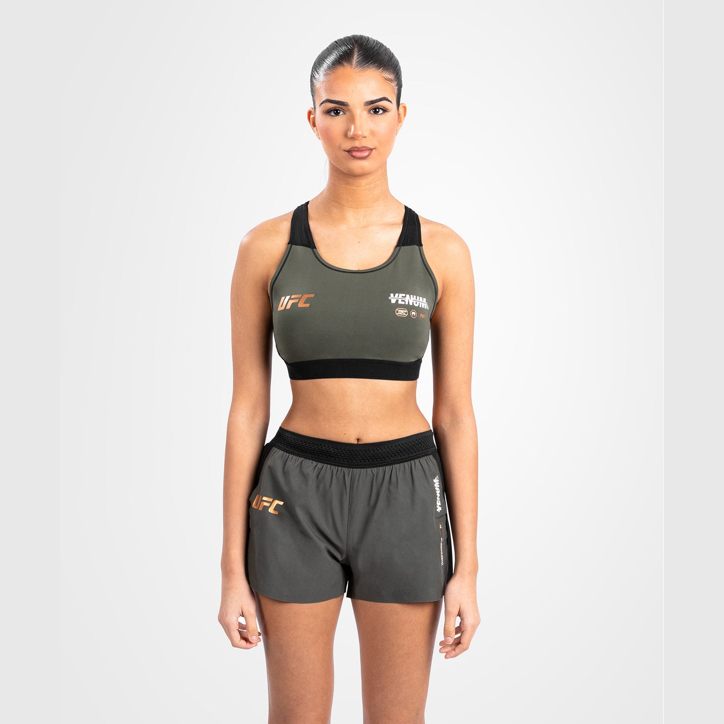 UFC Adrenaline by Venum Fight Week Женские шорты Performance Short - Khaki