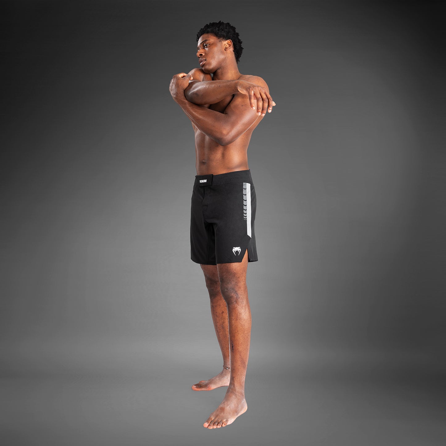 Венум Темпест Мужские Шорты Для Боя - Черный/Серый