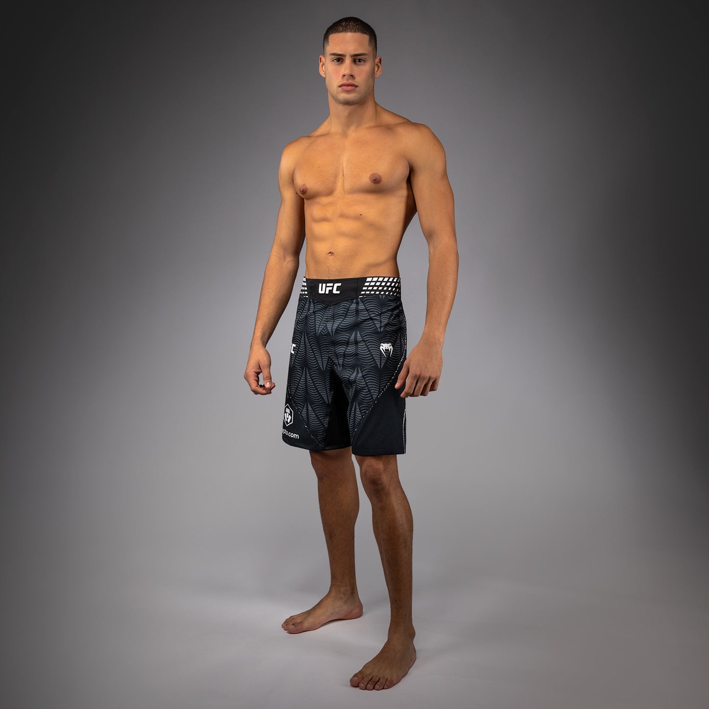 UFC Zenith by Venum Authentic Fight Night Удлинённые Шорты Fight Мужские - Чёрный