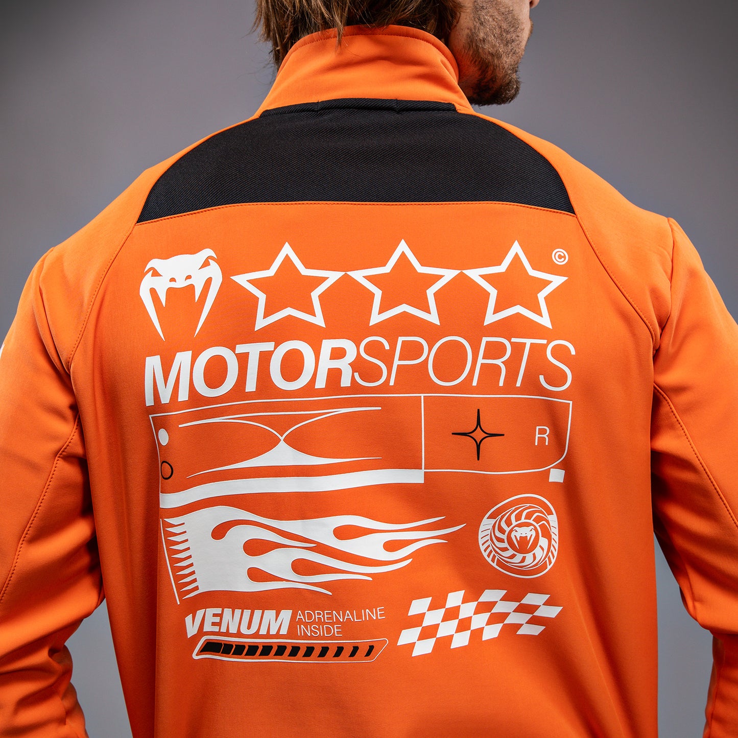 Мягкая Куртка Venum Motorsport - Танжерин