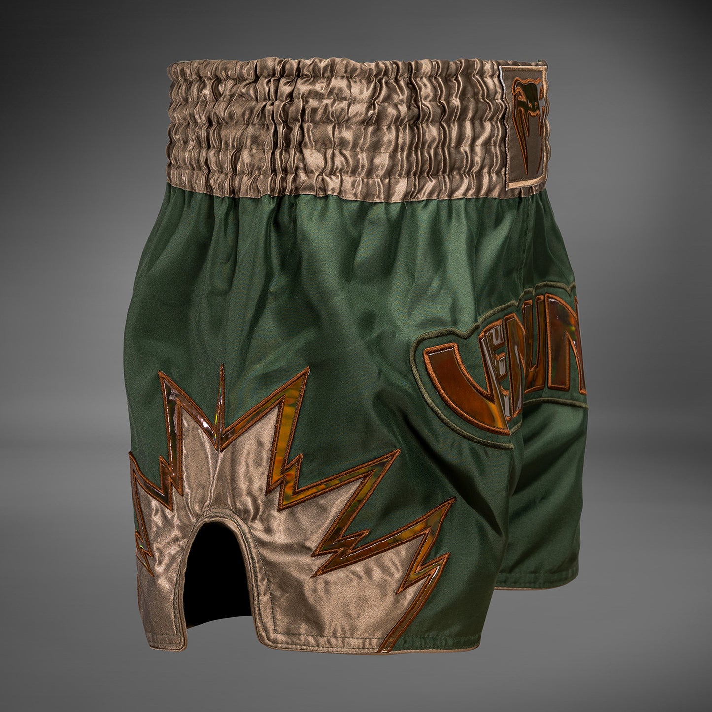Шорты Venum Inferno Muay Thai - Хаки/Бронза