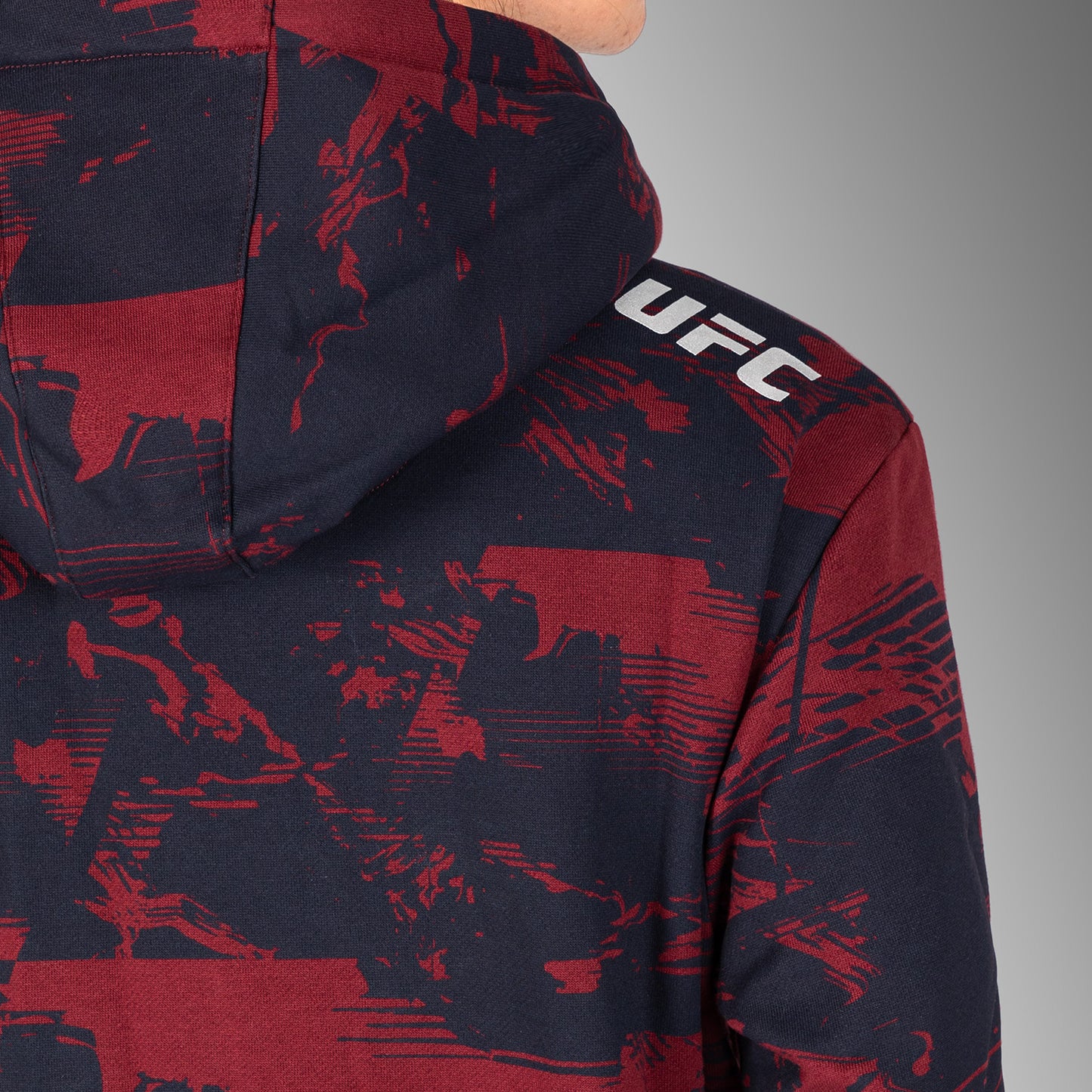 UFC Zenith by Venum Authentic Fight Week Толстовка Женская - Темно-синий/бордовый/серебристый