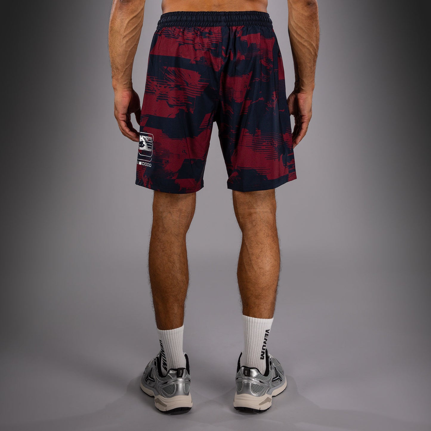 UFC Zenith by Venum Authentic Fight Week Шорты Performance Мужские - Темно-синий/бордовый/серебристый