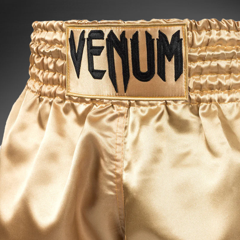 Шорты для тайского бокса Venum Classic Gold/Black