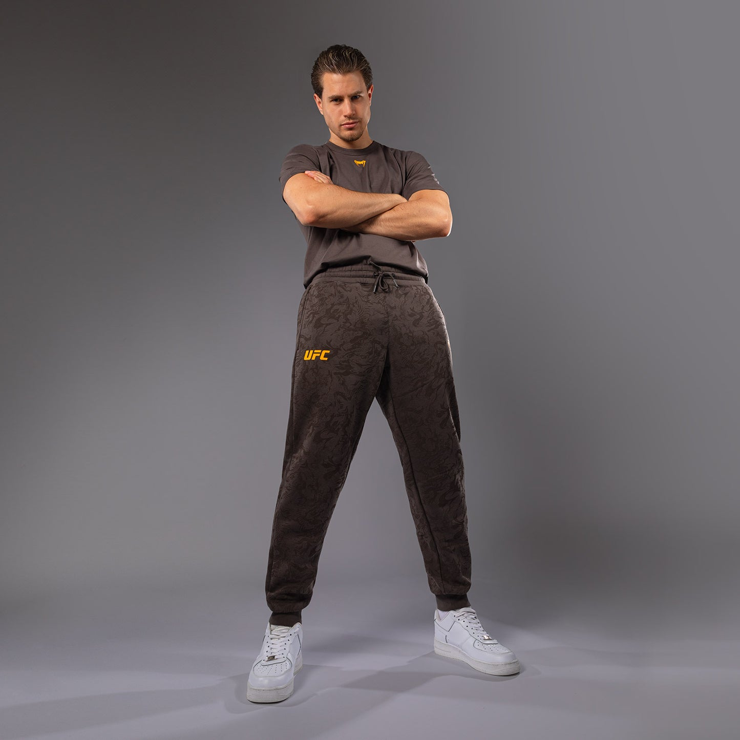 Штаны UFC Fusion by Venum Fight Week для мужчин - Earthen Brown