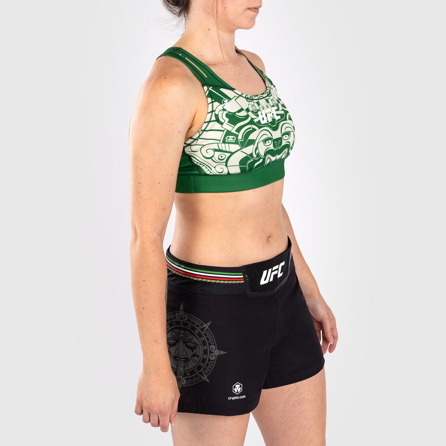 Noche UFC by Venum Authentic Fight Night Женский спортивный бюстгальтер - зеленый
