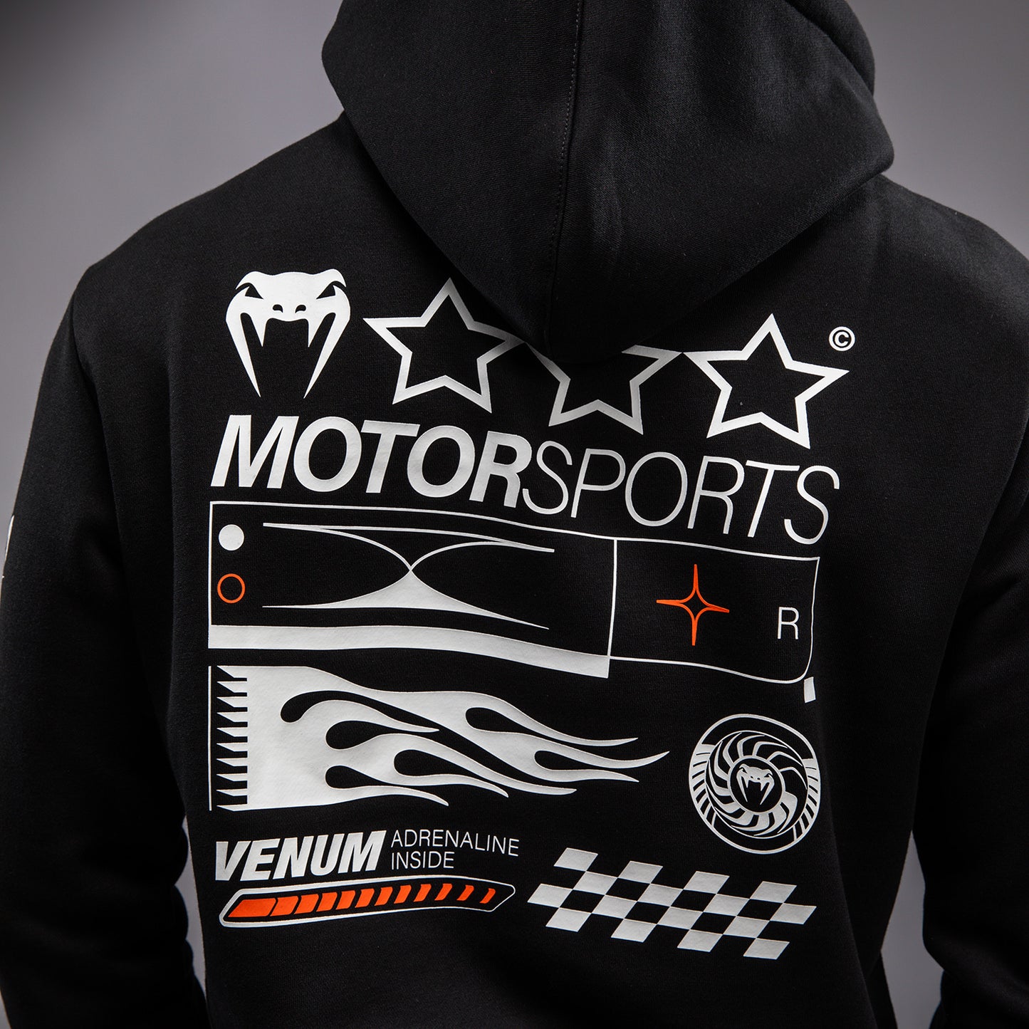 Худи Venum Motorsport - Глубокий Черный