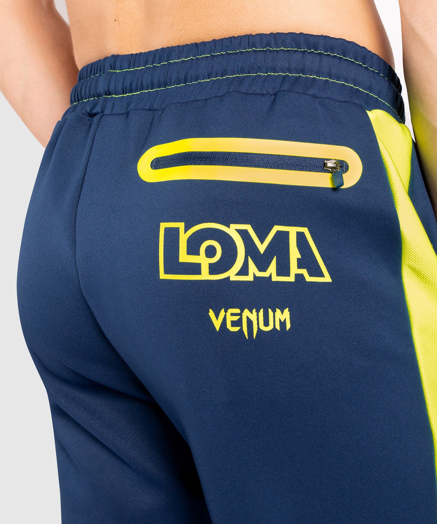 Штаны для бега Venum Origins Loma Edition - Синий/Желтый
