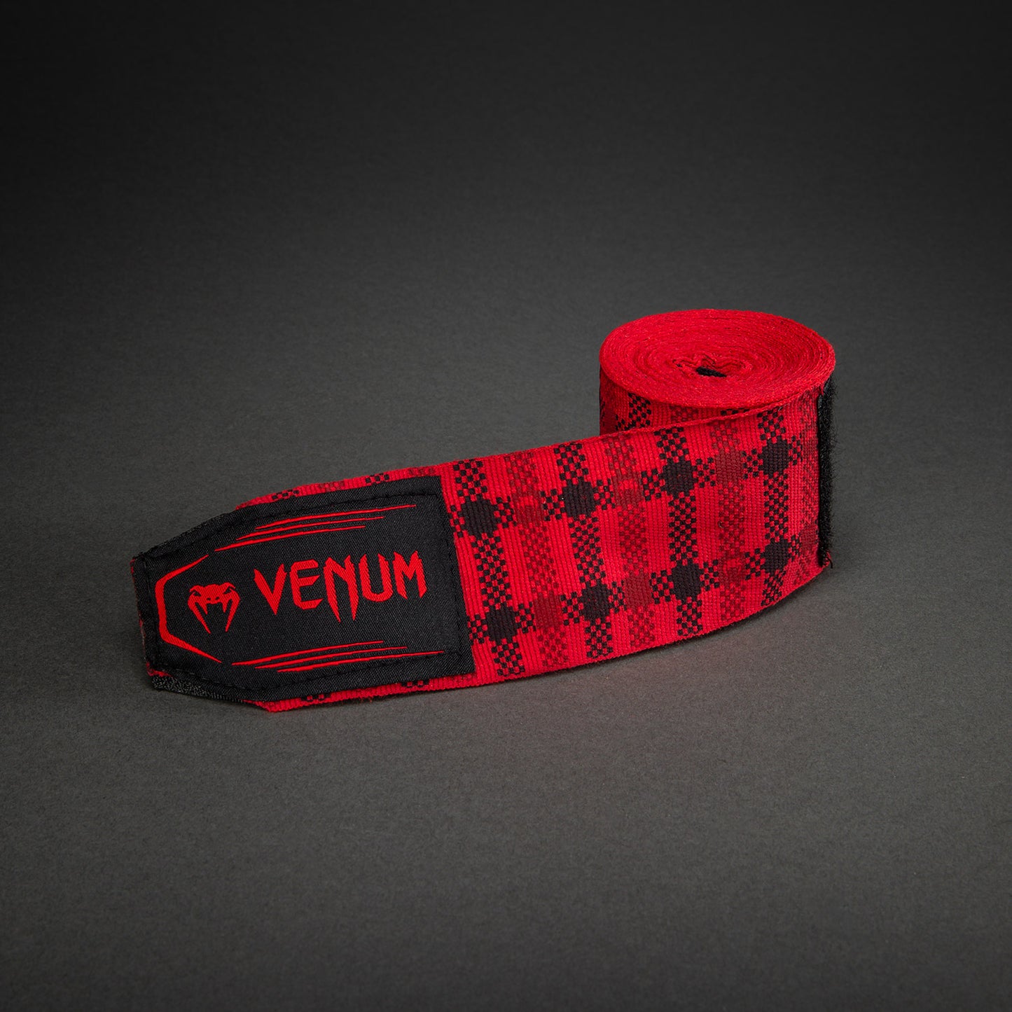 Бинты Venum Kontact Evo Tartan - Ярко-красный