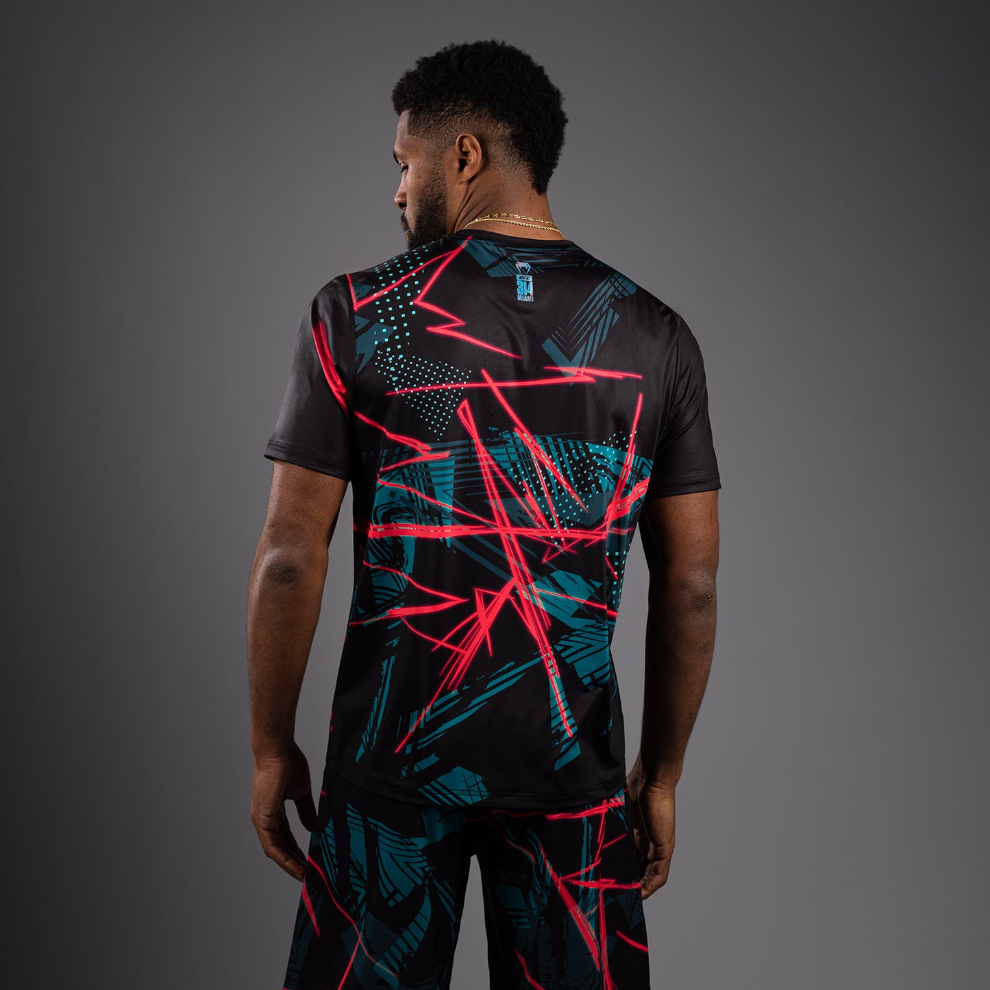 UFC Fusion By Venum Miami Edition Fight Week Мужская футболка Dry-Tech – Черный