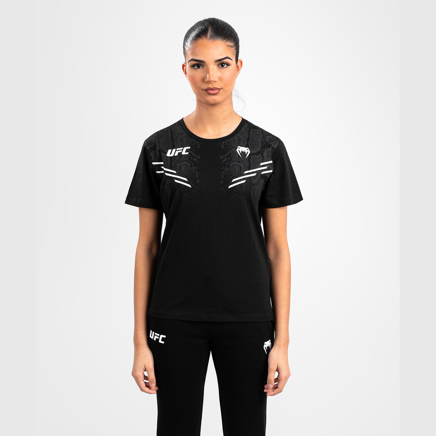 UFC Adrenaline by Venum Replica Женская футболка с коротким рукавом - Черный