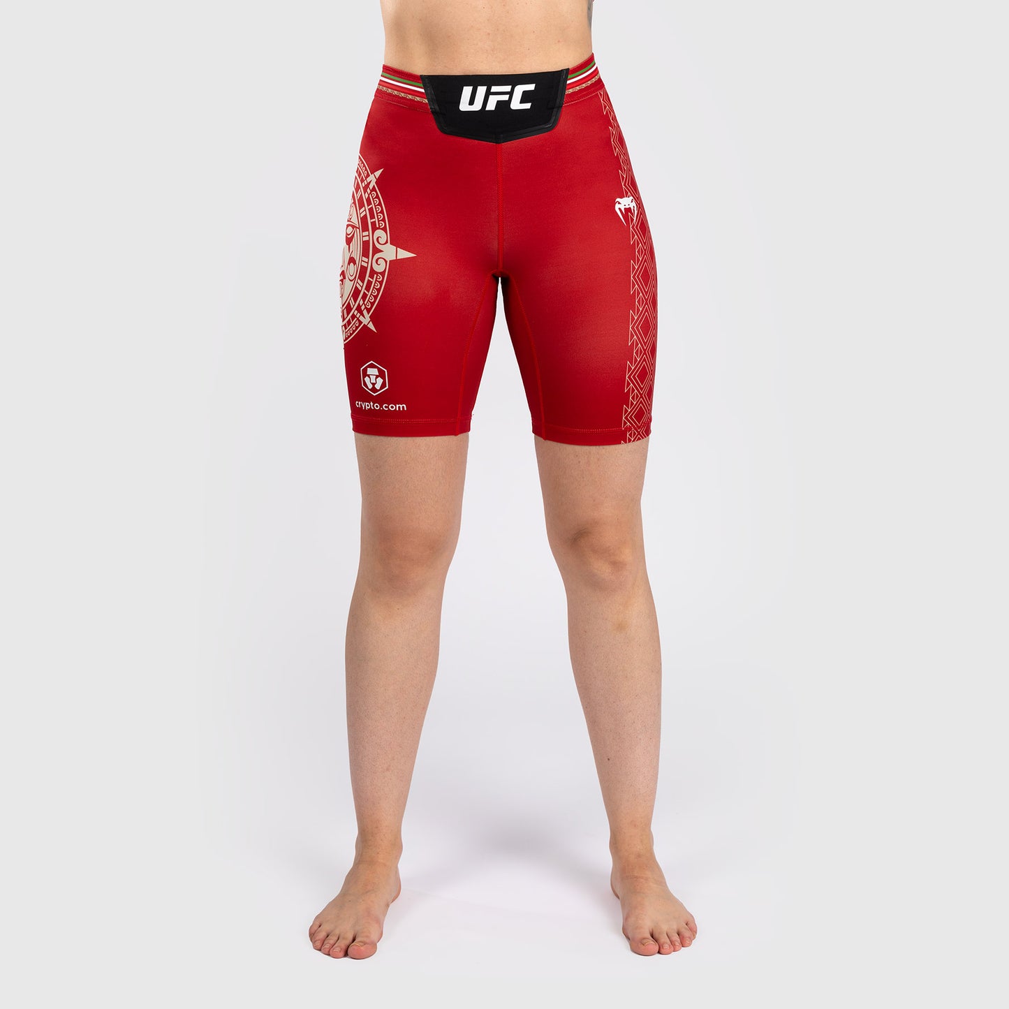 Noche UFC by Venum Authentic Fight Night Женские шорты Vale Tudo, удлиненный крой, красный