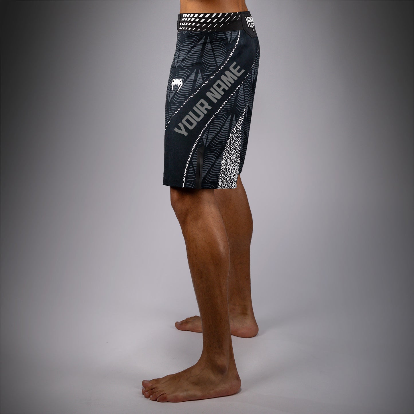 UFC Zenith by Venum Authentic Fight Night Удлинённые Шорты Fight Мужские - Чёрный