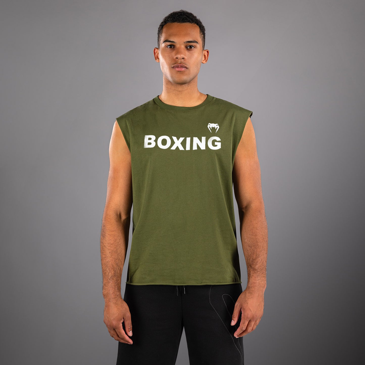 Хлопковая футболка Venum Boxing VT – Милитари грин