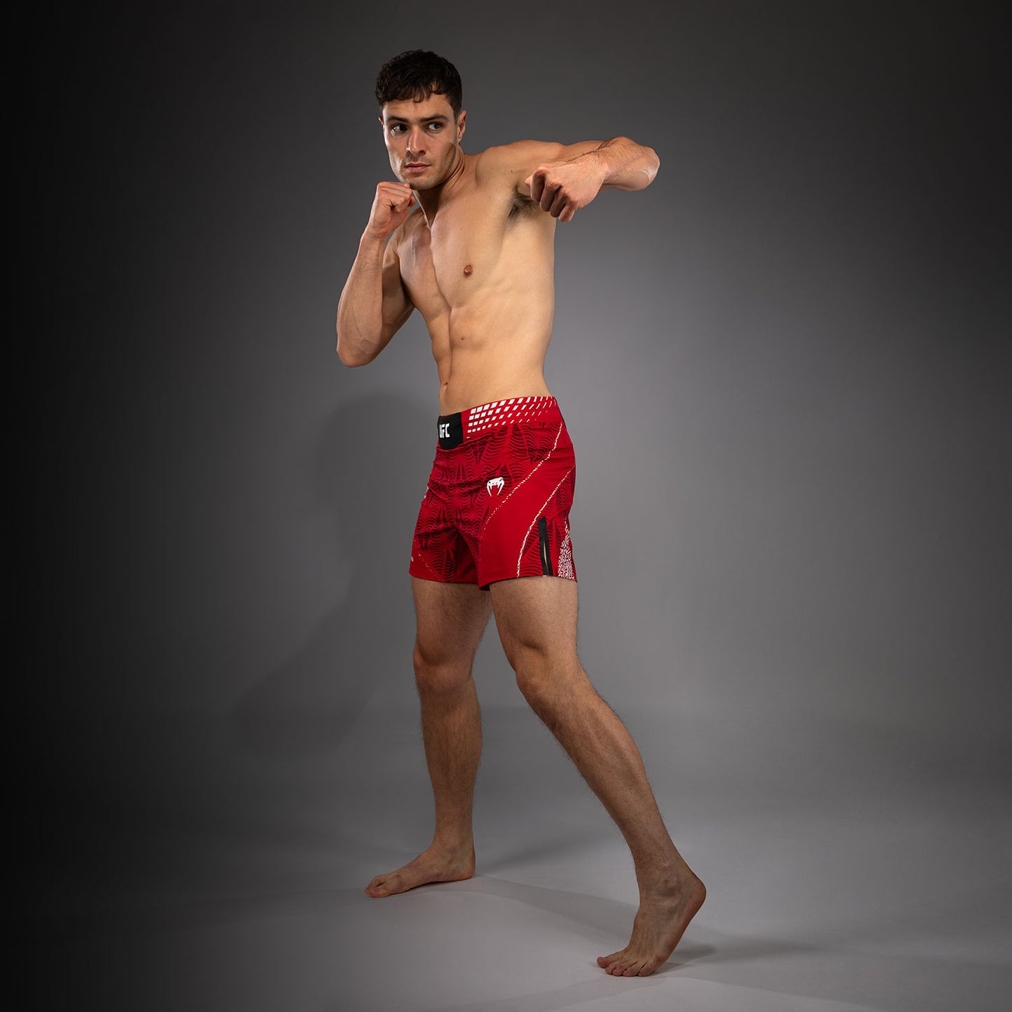 UFC Zenith by Venum Authentic Fight Night Короткие Шорты Fight Мужские - Красный