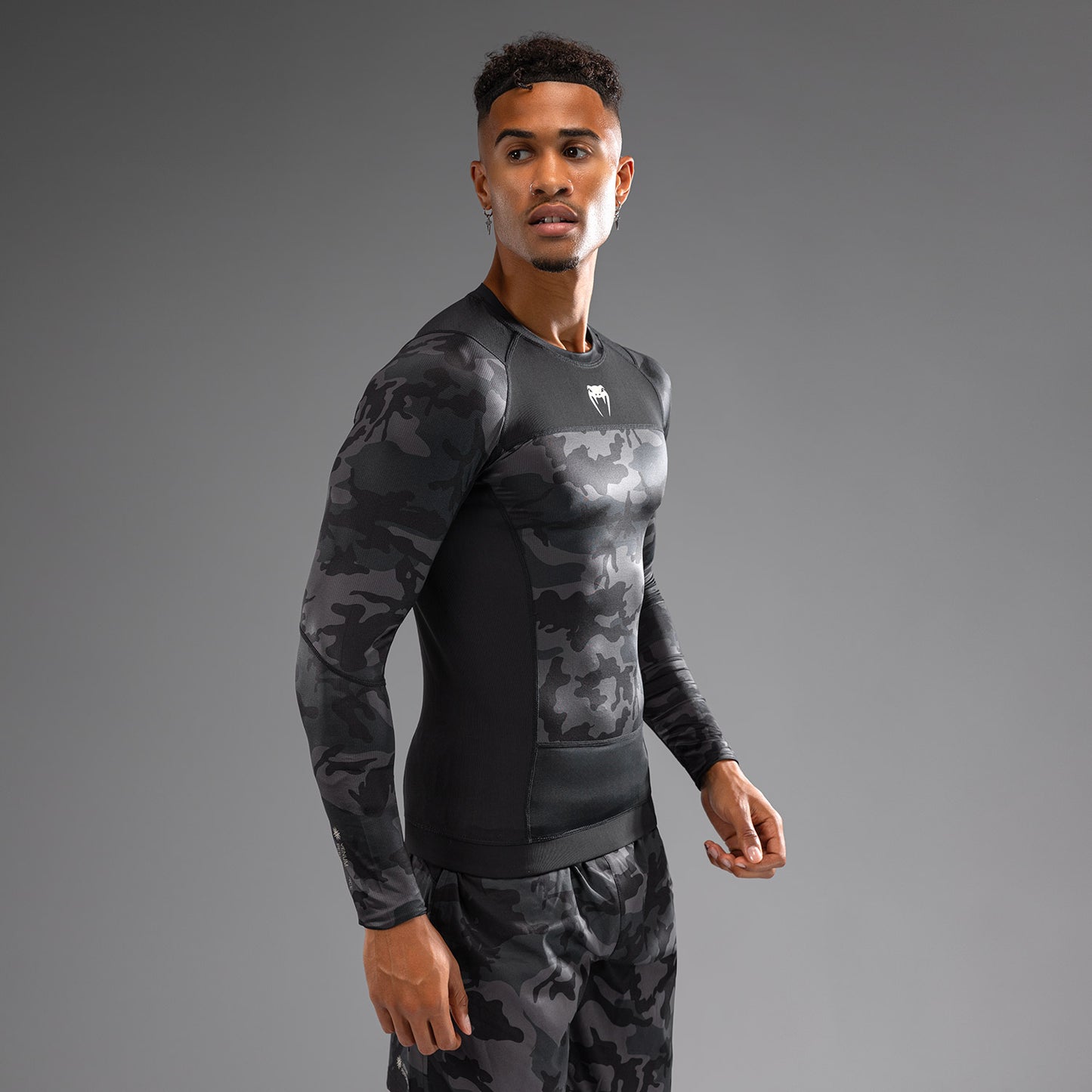 Длинный рукав Rashguard для мужчин Venum G-Fit Air - Урбанистический камуфляж