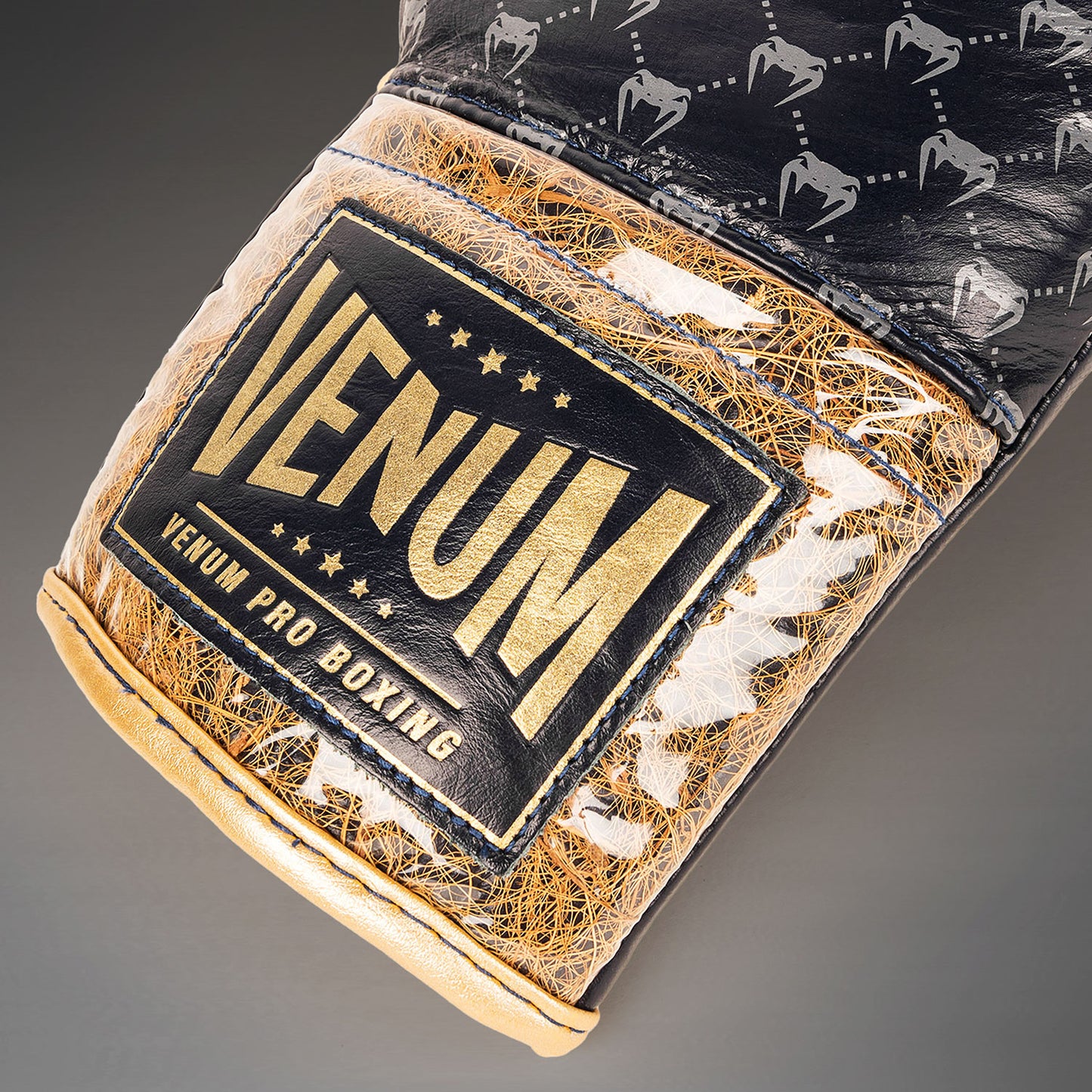 Боксерские перчатки Venum Coco Monogram Pro - шиферно-синий