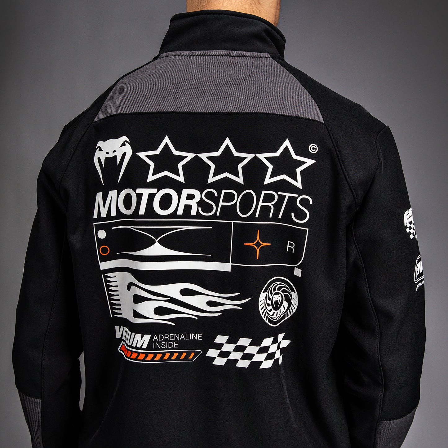Куртка Venum Motorsport Softshell - Глубокий Черный
