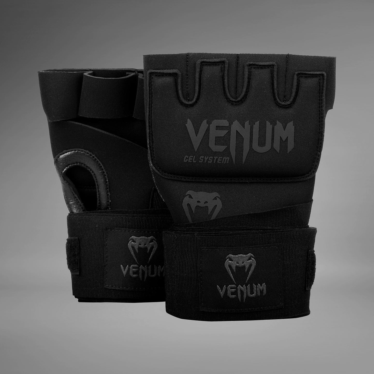 Venum Gel Kontact быстрые обмотки - черный/черный