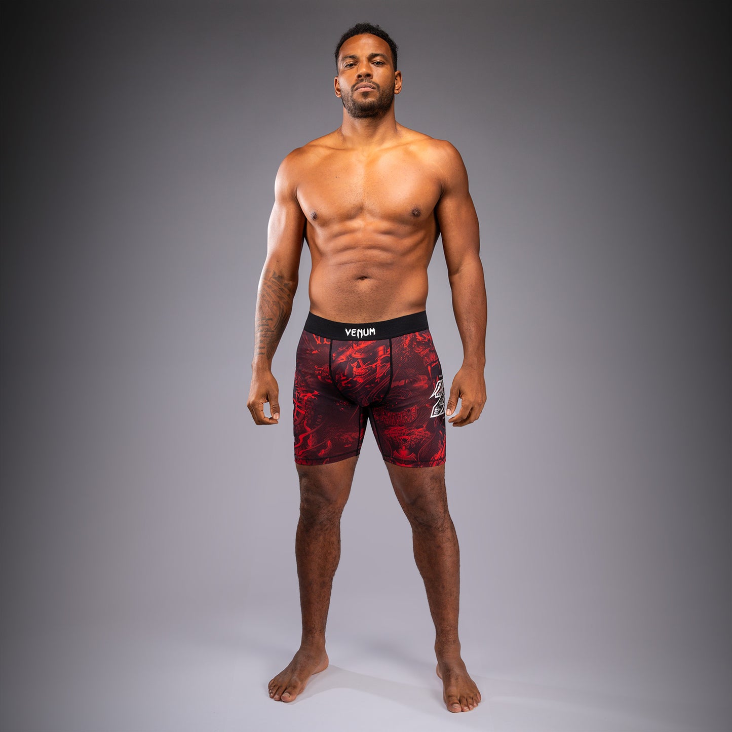 Компрессионные шорты Venum 20th Anniversary - Чёрный/Красный