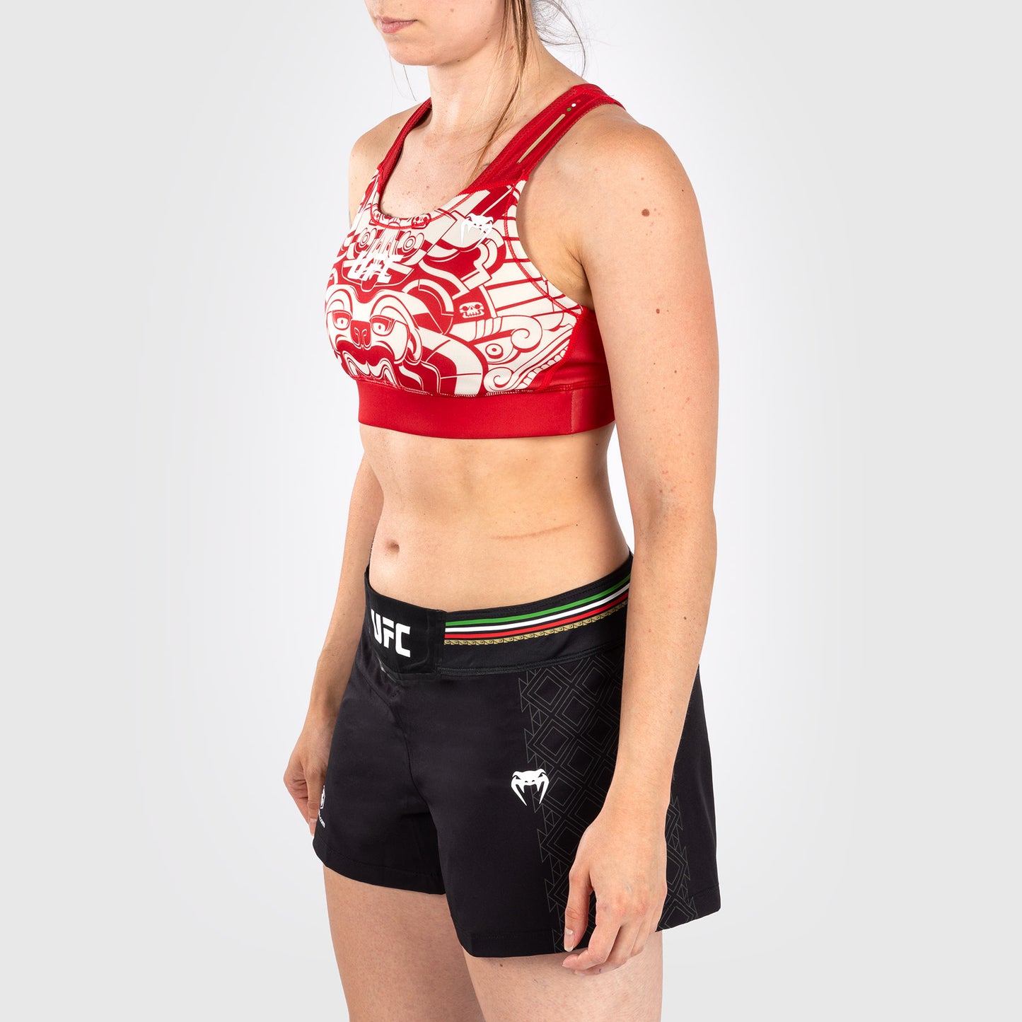 Noche UFC by Venum Authentic Fight Night Женский спортивный бюстгальтер - красный