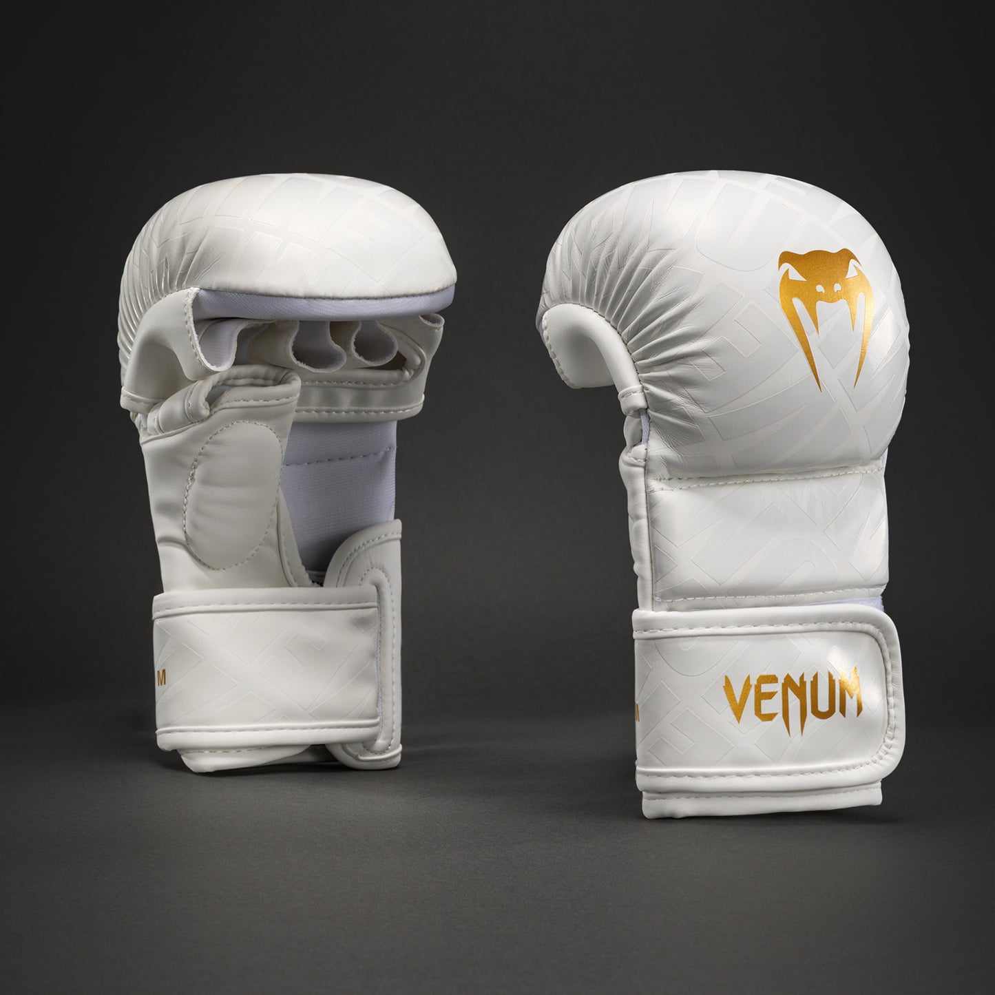 Снарядные перчатки Venum Contender 1.5 XT 3D - белый/золотой
