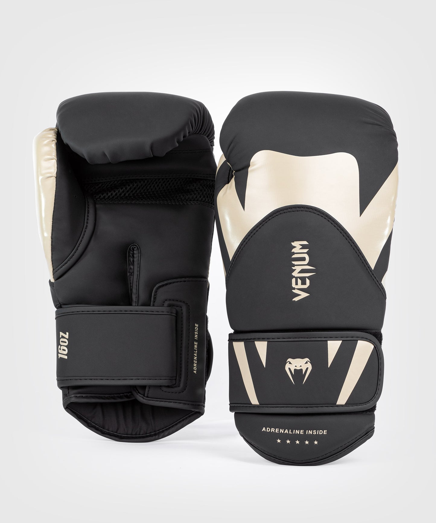 Боксерские перчатки Venum Challenger 4.0 - черный/бежевый