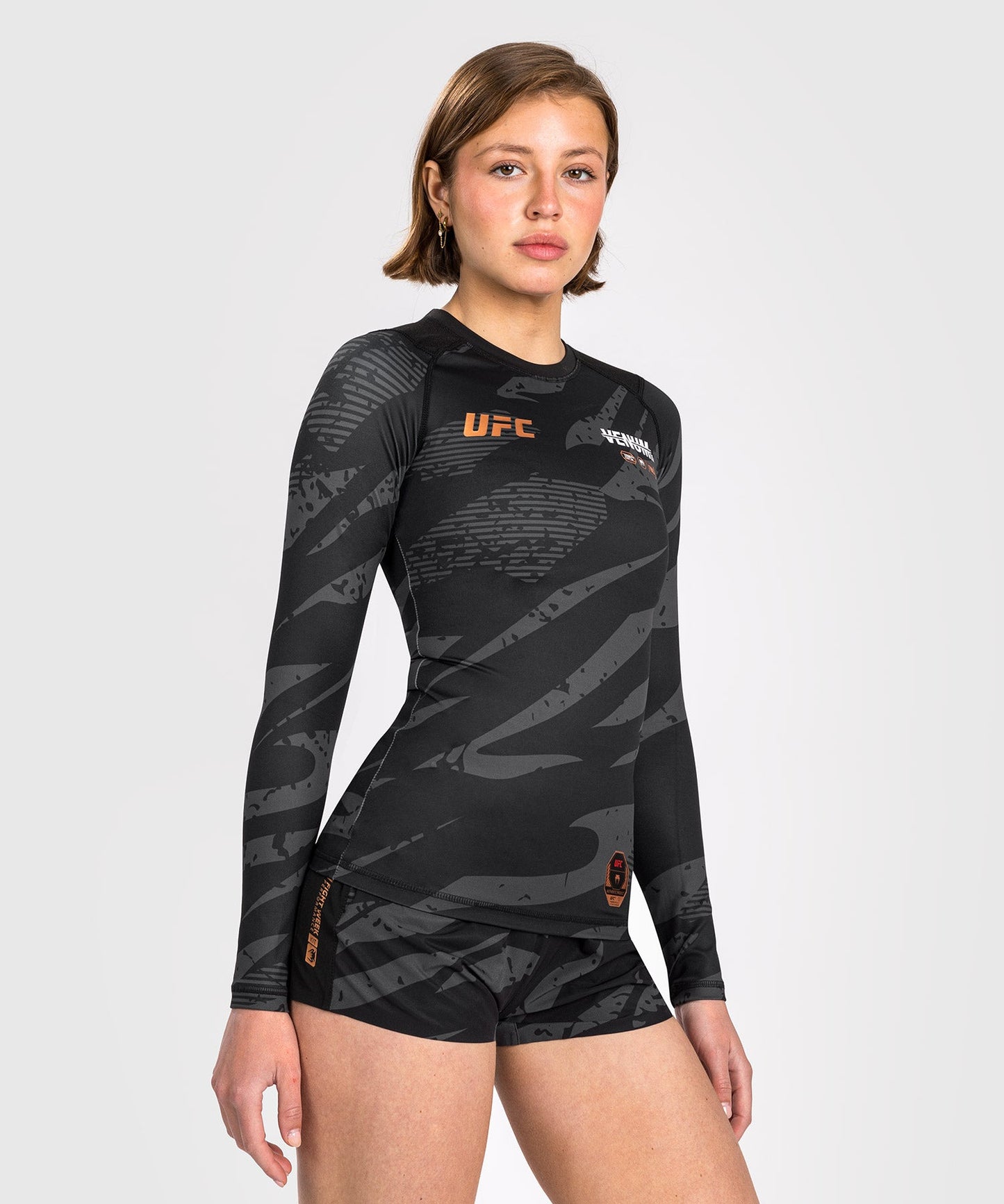 Длинный Рашгард Для Женщин UFC Adrenaline By Venum Fight Week - Urban Camo