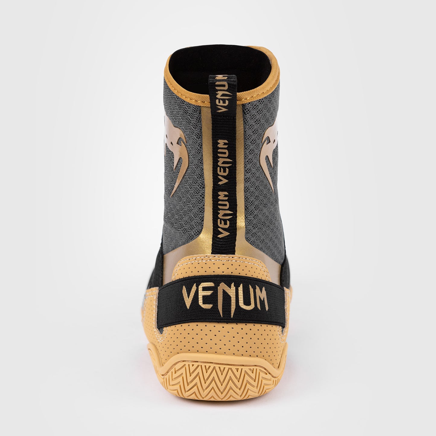 Боксерские кроссовки Venum Elite - черный/бежевый