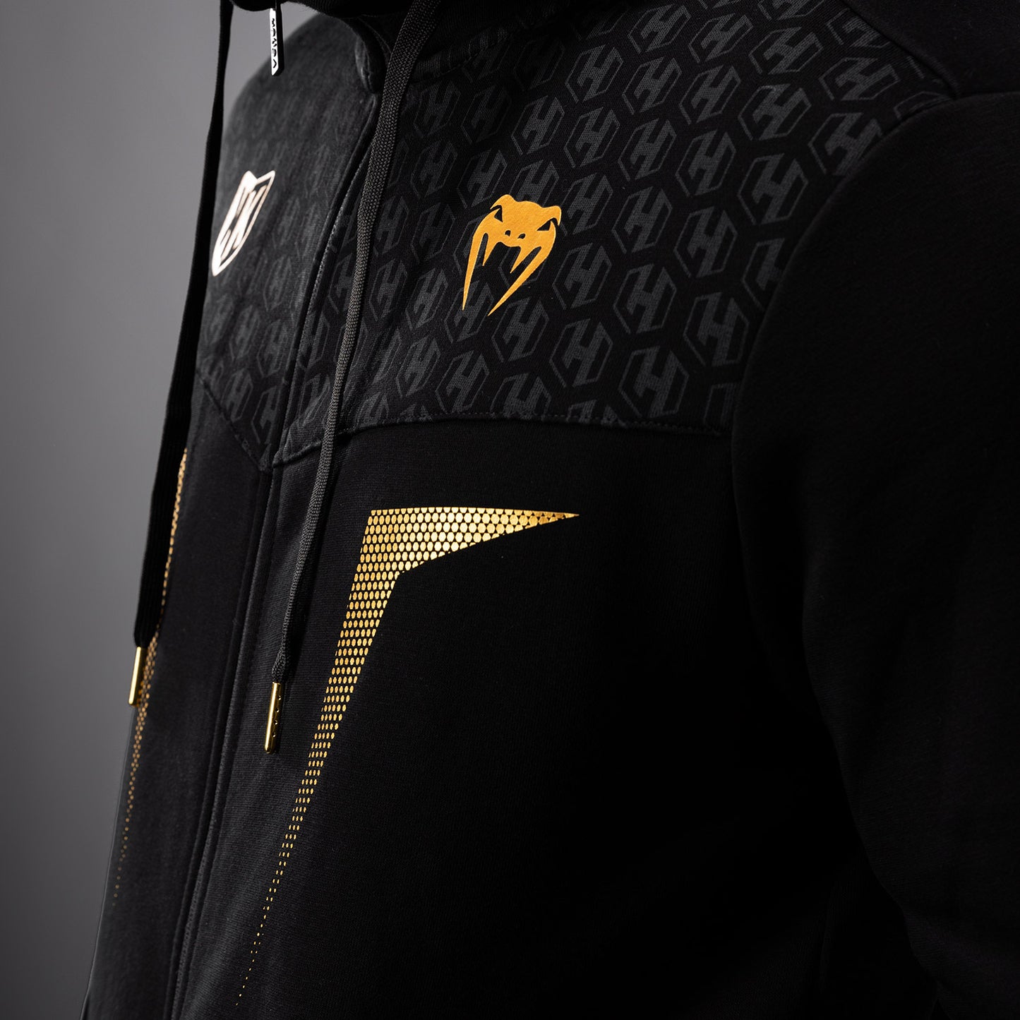 Hooded Jacket FK x Venum Hexagone MMA - Black/Gold
