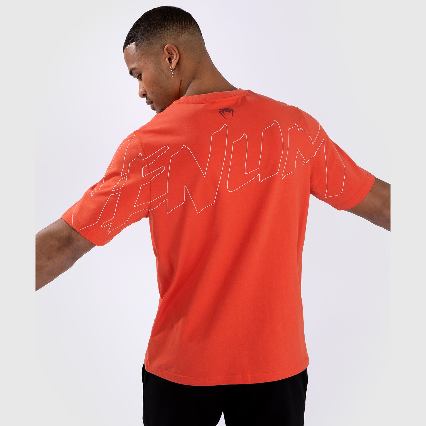Футболка Venum Snake Print - Флюоро-оранжевый