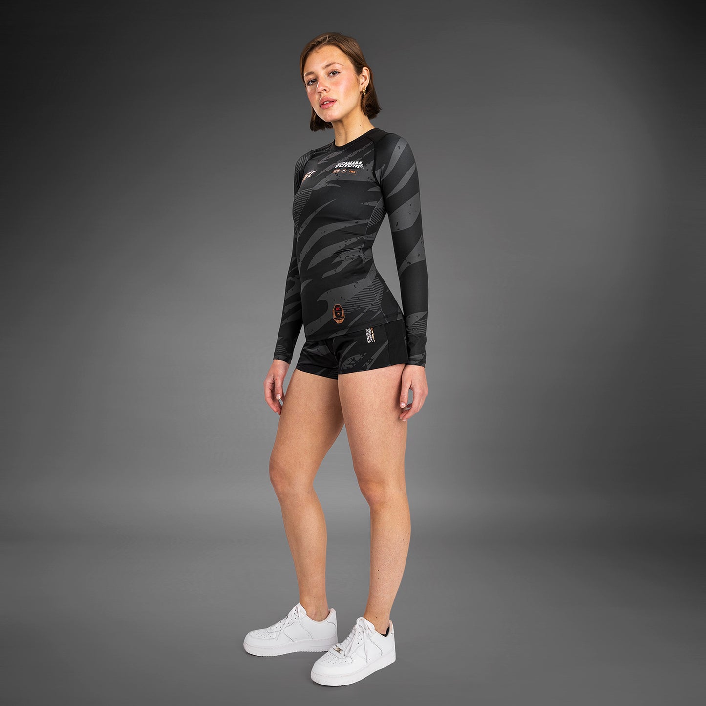 Длинный Рашгард Для Женщин UFC Adrenaline By Venum Fight Week - Urban Camo