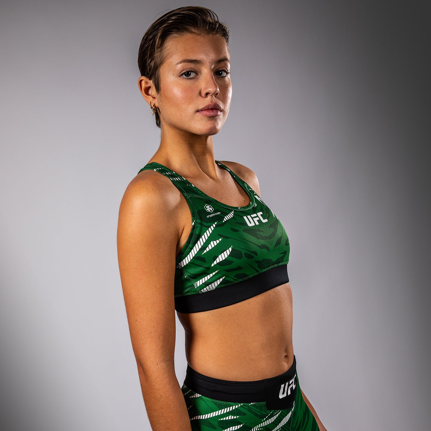 Спортивный бюстгальтер UFC Fusion by Venum Authentic Fight Night для женщин - Green