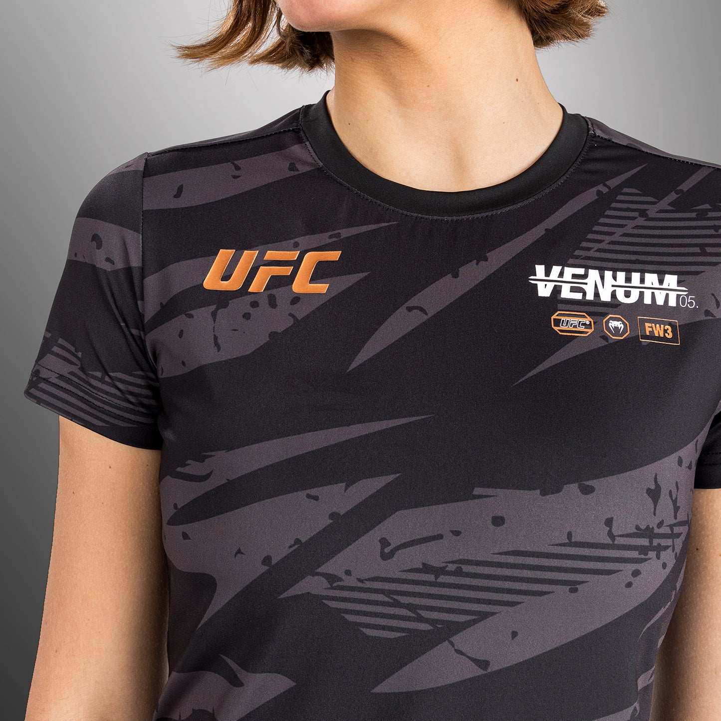 Женская Футболка Dry-Tech UFC Adrenaline By Venum Fight Week Urban Camo