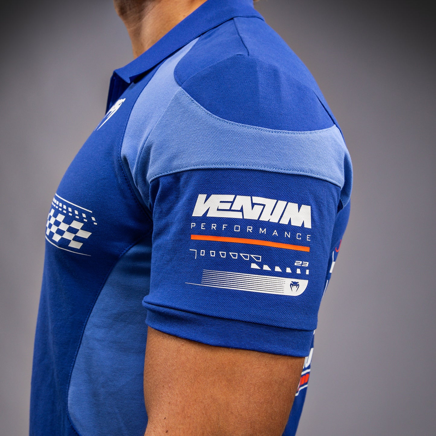 Поло Venum Motorsport Из Хлопка - Королевский Синий