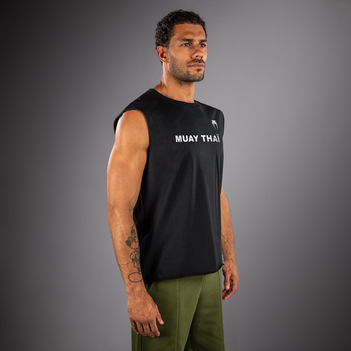 Хлопковая футболка Venum Muay Thai VT – Чёрный