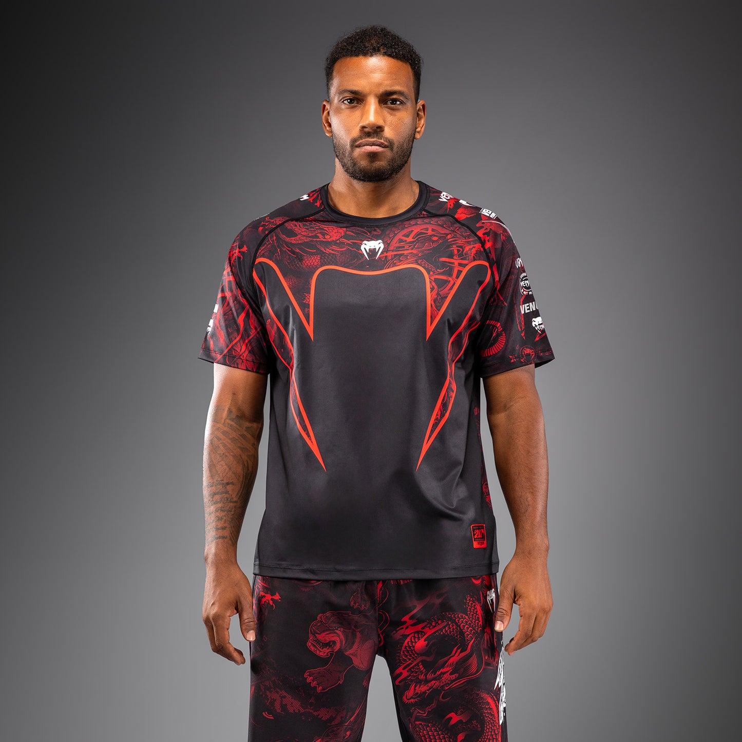Футболка Dry Tech Venum 20th Anniversary - Чёрный/Красный