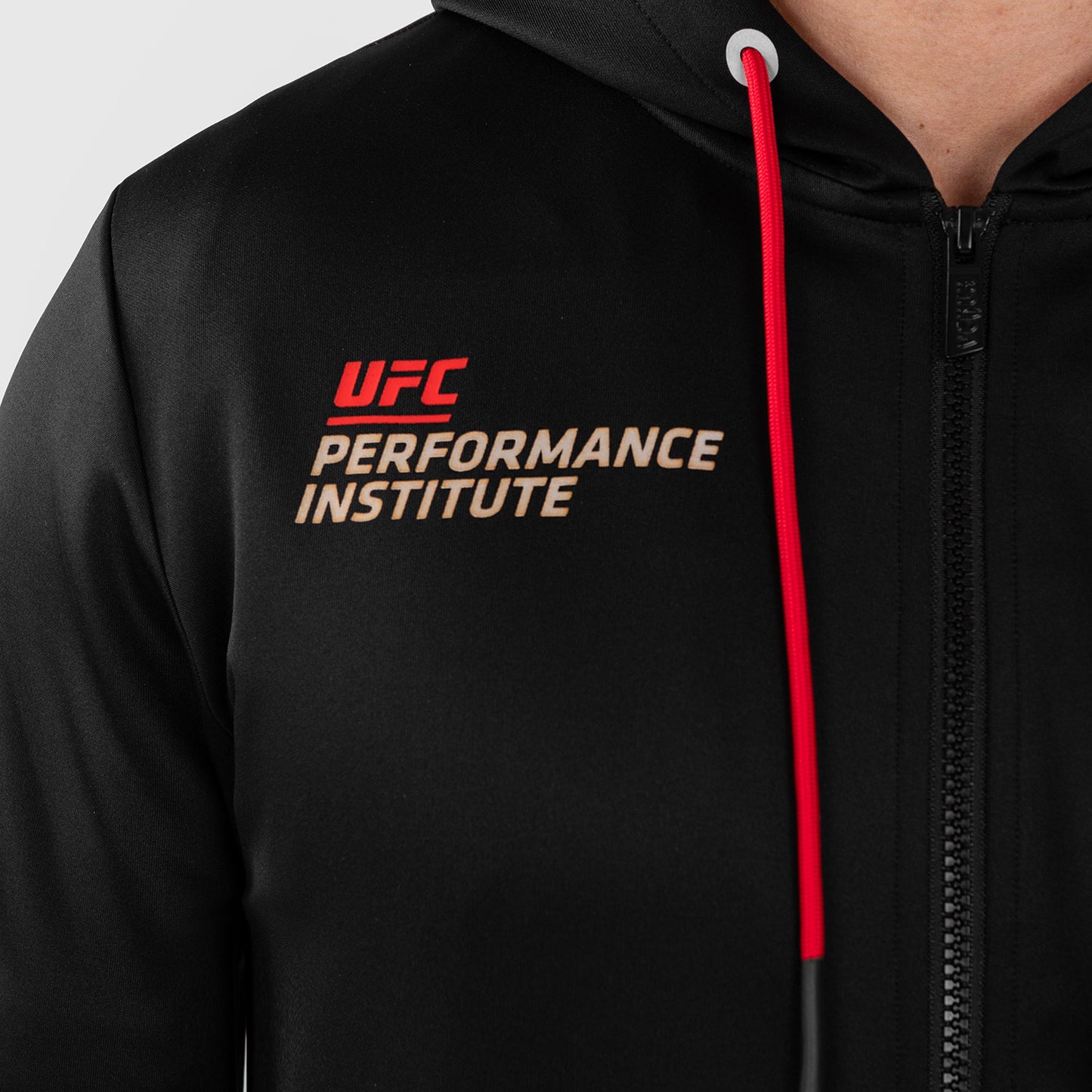 UFC Venum Performance Institute 2.0  Мужская толстовка на молнии - черный/красный
