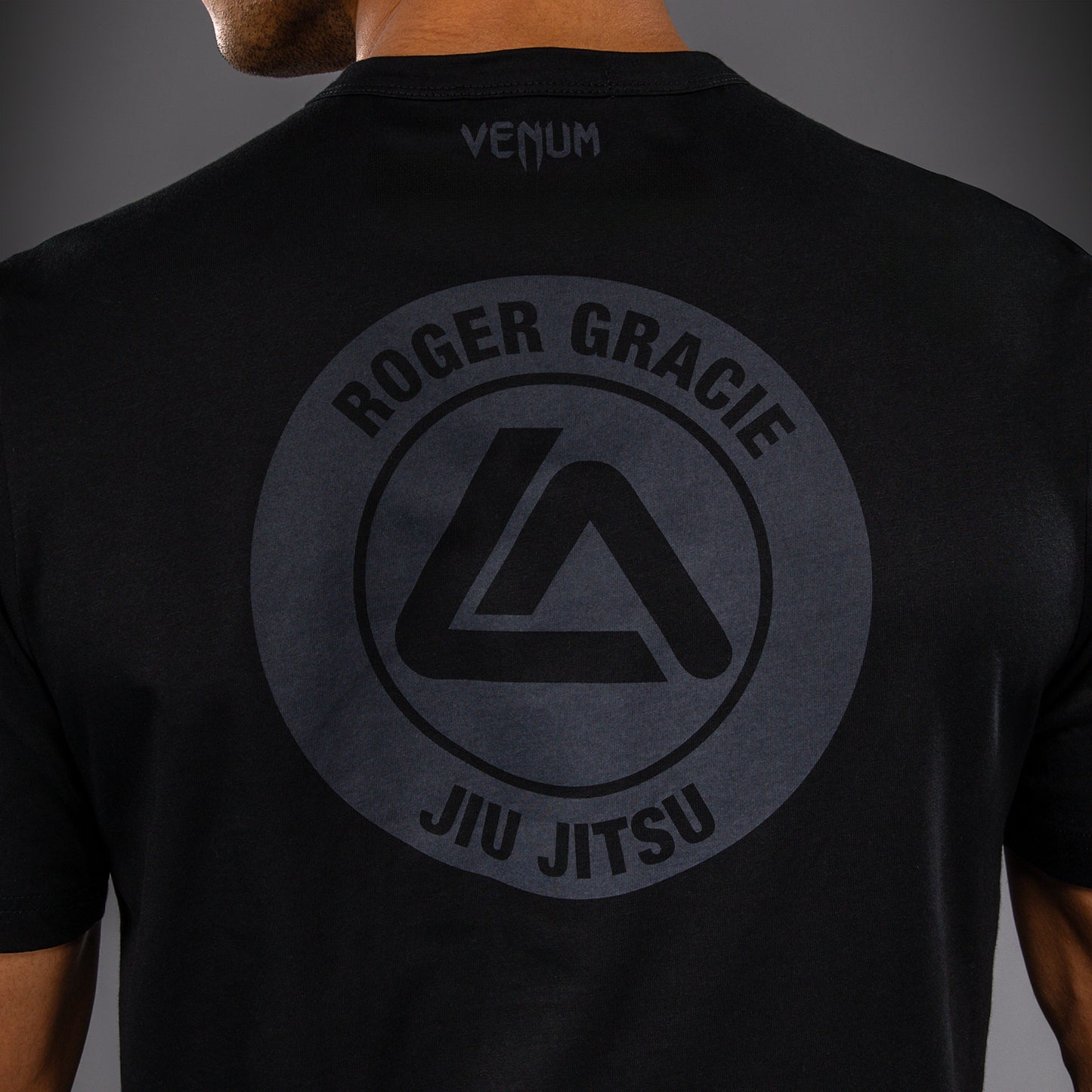 Хлопковая футболка Venum x Roger Gracie Academy - Чёрный