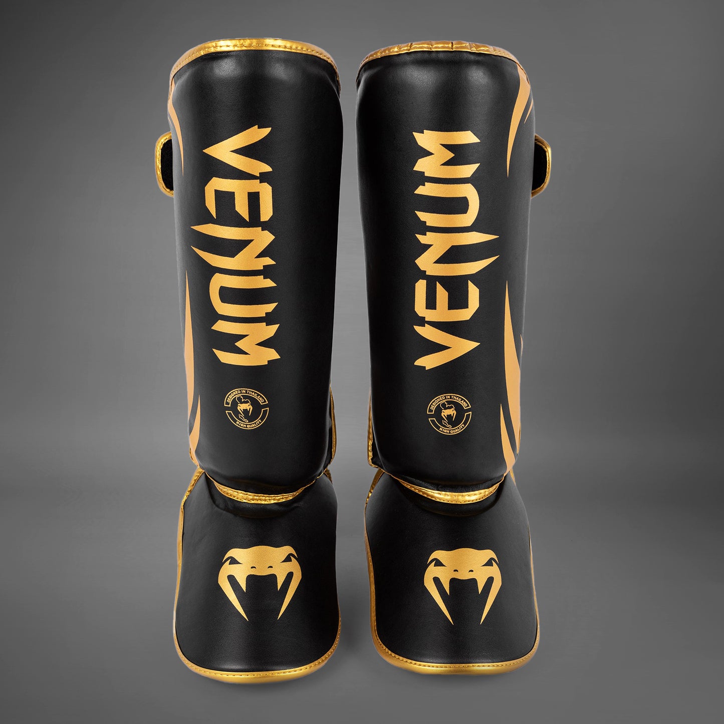 Venum Challenger Защита голени - черный/золотой
